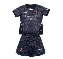 AC Milan Bramkarskie Koszulka Podstawowa dzieci 2024-25 Krótki Rękaw (+ krótkie spodenki)